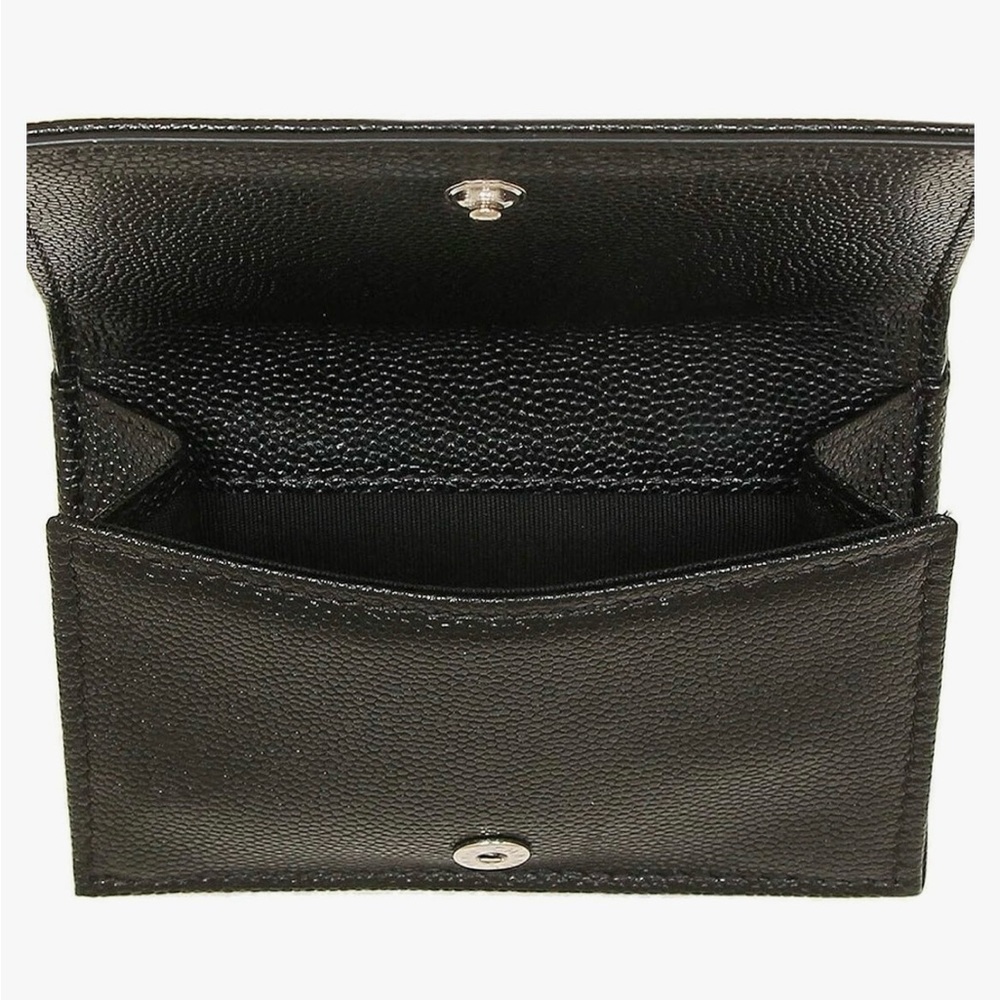 !NWT! CHANEL Black Caviar CC Logo Wallet - Picture 6 of 8
